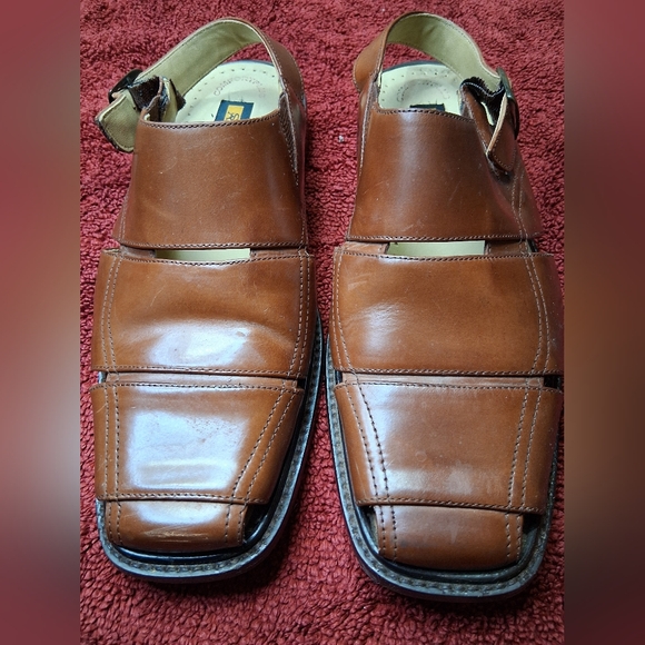 Men\'s Brown Leather Sandals main image 4